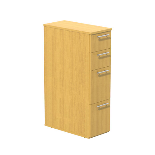Safco Products Aberdeen 4Drawer Mobile Vertical Filing